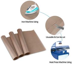 img 1 attached to Teflon Sheet Transfer Reusable Resistant