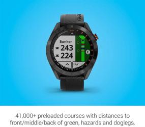 img 1 attached to Renewed Garmin Approach S40: Stylish GPS Golf Smartwatch with Touchscreen Display, Lightweight and Sleek in Black