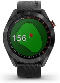 img 3 attached to Renewed Garmin Approach S40: Stylish GPS Golf Smartwatch with Touchscreen Display, Lightweight and Sleek in Black