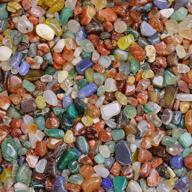 🪨 suimanao ningye 1.1lbs mixed agate stone tumbled stones: decorative rocks for succulents, aquariums, vases, and air plants logo