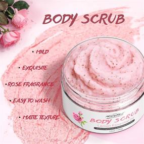 img 2 attached to 🌹 Revitalize Your Skin with Rose Body Scrub: Natural, Organic Dead Sea Salt + Anti-Aging + Exfoliation + Moisturizing Benefits for Hand, Feet, and Skin