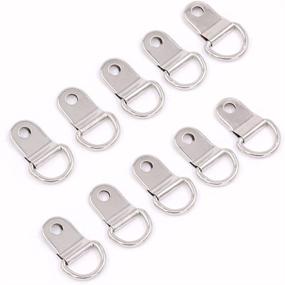 img 2 attached to 🖼️ ”Rustark 110Pcs Silver Metal D Ring Picture Hangers: Efficient Frame Hanging Solution with Screws for Various Artworks”