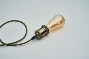 img 1 attached to 💡 Enhance Your Space with Dimmable Antique Base Vintage Filament Bulb, 10 Inch