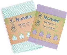 img 3 attached to 🧽 Norwex Basic Package: Microfiber Glass & Window Cleaning Cloth, Household Enviro Dusting Cloth - Assorted Colors