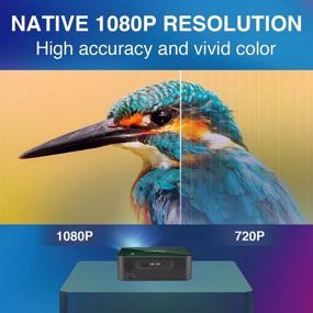 img 1 attached to Проектор UVISION Advanced 1080P с нативным разрешением | 1920 x 1080p