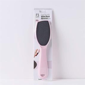 img 3 attached to 🦶 F3 Systems Wide Emery Foot File: Double-Sided Colossal File for Cracked Heels & Callus Removal - Pink Foot Scrubber for Men & Women