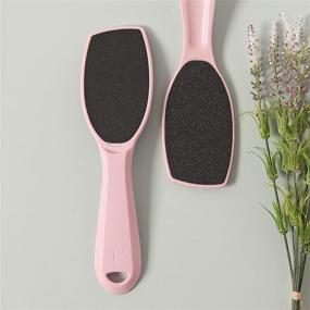 img 2 attached to 🦶 F3 Systems Wide Emery Foot File: Double-Sided Colossal File for Cracked Heels & Callus Removal - Pink Foot Scrubber for Men & Women