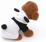 delifur small and medium dog panda costume halloween hoodie clothes - perfect for pet parties and festivities! логотип