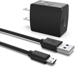 img 4 attached to 💡 UL Listed AC Wall Charger for Lenovo Tab 2 A10 Series - 5Ft Power Supply Adapter Cord Included