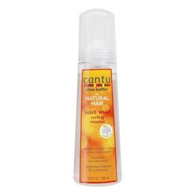 img 4 attached to Cantu Natural Hair Wave Whip Curling Mousse, 8.4 oz: Define and Enhance Your Curls!