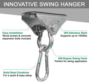img 2 attached to Yes4All Wood Heavy Hanger Swing