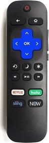 img 4 attached to 📺 Universal Remote Compatible with All Sharp Roku TVs LC-40LB601U LC-50LB601U LC-24LB601U LC-43LB601U LC40LB601U LC50LB601U LC24LB601U with Netflix, Sling, and Hulu Now Shortcuts Key