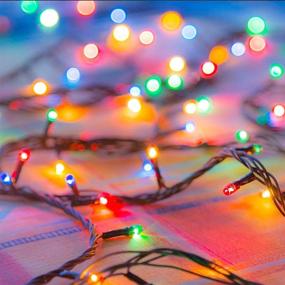 img 3 attached to 🎄 Enhance Your Outdoor Décor: Multicolor Solar Christmas String Lights - 2 Pack 72ft 200 LED 8 Modes, Waterproof Fairy Lights for Garden, Patio, Fence, Holiday, Party, Balcony and Christmas Decorations