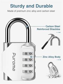 img 2 attached to 🔒 Enhanced Security with Puroma Pack Combination Lock Digit: A Reliable Access Control Solution