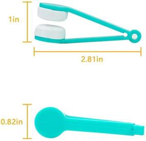 img 1 attached to 🧽 5-Pack Microfiber Glasses Cleaner Soft Brush Lens Wipes Cleaning Tool Spectacles Cloth Cleaning Clip for Optimal Results