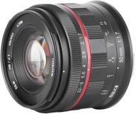 📸 meike 50mm f1.7 full frame large aperture manual focus lens for fujifilm x mount mirrorless cameras: x-h1, x-pro2, x-e3, x-t1, x-t2, x-t3, x-t4, x-t10, x-t20, x-t200, x-a2, x-e2, x-e2s, x-e1, xpro1, x-s10, etc. logo