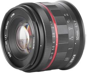 img 4 attached to 📸 Meike 50mm f1.7 Full Frame Large Aperture Manual Focus Lens for Fujifilm X Mount Mirrorless Cameras: X-H1, X-Pro2, X-E3, X-T1, X-T2, X-T3, X-T4, X-T10, X-T20, X-T200, X-A2, X-E2, X-E2s, X-E1, XPro1, X-S10, etc.