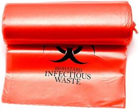 img 2 attached to Professional Grade Oakridge 25 Gallon Biohazard Waste Bags (Roll of 25) - Heavy Duty