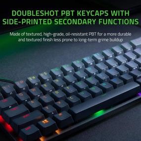 img 2 attached to Renewed Razer Huntsman Mini Gaming Keyboard: Linear Optical Switches + Chroma RGB Lighting – PBT Keycaps – Onboard Memory – Fastest 60% Keyboard – Classic Black