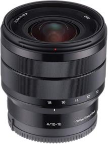 img 1 attached to 📷 Sony E 10-18mm F4 OSS Lens Sel1018 for E Mount - International Version: No Warranty Included - Explore the World with Sharp Clarity and Versatile Range