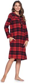 img 3 attached to Ashford Brooks Womens Flannel Nightgown