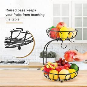 img 1 attached to 🥦 Detachable Vegetable Organizer for Kitchen Countertops