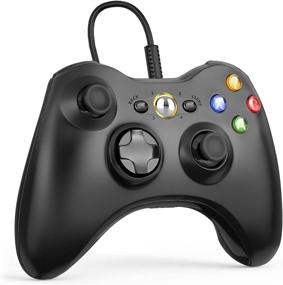 img 3 attached to 🎮 W&amp;O Wired Controller: Xbox 360 & Windows 10/8.1/8/7 Compatible (Black) - Ultimate Gaming Experience!