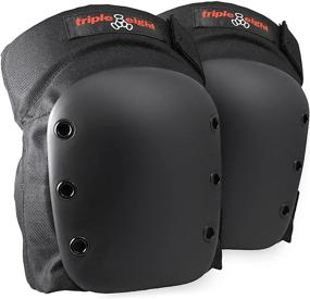 img 4 attached to 🛹 Triple Eight Street Knee Pads: Premium Protection for Skateboarding and Roller Derby - Adjustable Straps Included (1 Pair)