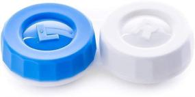 img 1 attached to 📦 Top-Quality Screw Top Contact Lens Cases (12-Pack)