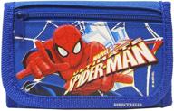 🕷️ licensed marvel spiderman trifold wallet for kids - ultimate authentic design logo