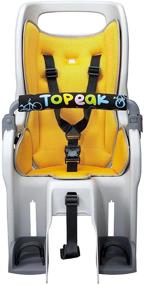 img 4 attached to 👶 Премиум Topeak TOPK BABYSEAT II - Желтая подушка на сидение, Бесстоечное детское сиденье для повышенной безопасности и комфорта.