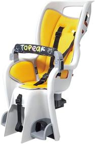 img 3 attached to 👶 Премиум Topeak TOPK BABYSEAT II - Желтая подушка на сидение, Бесстоечное детское сиденье для повышенной безопасности и комфорта.