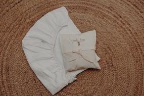 img 2 attached to Frankie Lane Linen Crib Sheet – Stylish and Comfortable Bedding for Kids' Home Store