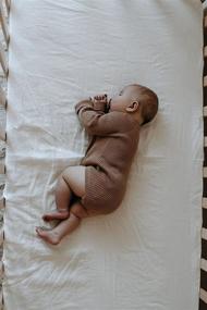 img 3 attached to Frankie Lane Linen Crib Sheet – Stylish and Comfortable Bedding for Kids' Home Store