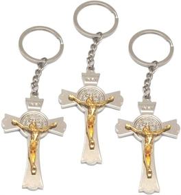 img 4 attached to Christian Benedict Keychain Holder for Men - Preferred Men's Accessories