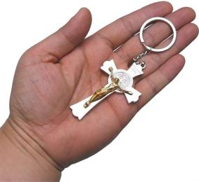 img 1 attached to Christian Benedict Keychain Holder for Men - Preferred Men's Accessories