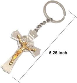 img 3 attached to Christian Benedict Keychain Holder for Men - Preferred Men's Accessories