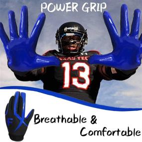 img 1 attached to FINGER TEN Football Receiver Breathable