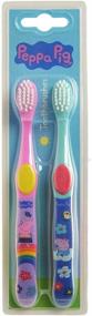 img 1 attached to 🐷 Peppa Pig Toothbrush Twin Pack - Multi-Colored Options