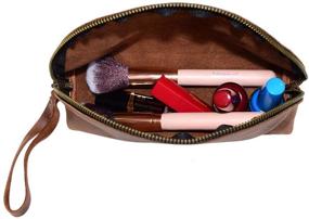 img 2 attached to 👜 Handmade Hide Drink Accessory Organizer: Stylish and Functional Storage Solution