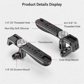 img 3 attached to 📷 SMALLRIG Lightweight Top Handle for Camera Cage - 2949: Dual 1/4"-20 Screw Mount & Enhanced Handling