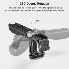 img 1 attached to 📷 SMALLRIG Lightweight Top Handle for Camera Cage - 2949: Dual 1/4"-20 Screw Mount & Enhanced Handling