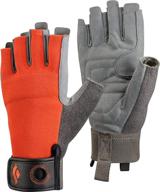 crag half-finger gloves by black diamond logo