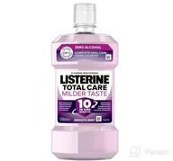 img 1 attached to 🌿 Alcohol-Free Listerine Total Care Mouthwash - 6 Benefits: Enamel Strengthening, Bad Breath Prevention, Fluoride, Fresh Mint Flavor - 1 L (Pack of 2) review by Amanda Castillo