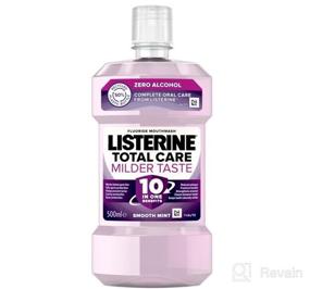 img 6 attached to 🌿 Alcohol-Free Listerine Total Care Mouthwash - 6 Benefits: Enamel Strengthening, Bad Breath Prevention, Fluoride, Fresh Mint Flavor - 1 L (Pack of 2)