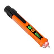 kaiweets dual range ac voltage tester/non-contact wire breakpoint finder - live/null wire electrical tester with lcd display (orange) logo