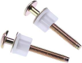 img 2 attached to 🚽 Durable Fanrel Solid Brass Toilet Bolts Screws Set with Plastic Nuts and Washers - Heavy Duty Bolts for Secure Installation (2 Pack, 3/10-Inch by 2-3/4-Inch)