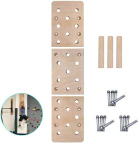 img 4 attached to 🧗 TRENDBOX Climbing Holds: 12x48 23-Hole Pegboard with Durable Wall Training Ladder – Ideal for Exercise and Fitness in Home Gyms