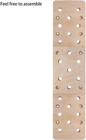 img 3 attached to 🧗 TRENDBOX Climbing Holds: 12x48 23-Hole Pegboard with Durable Wall Training Ladder – Ideal for Exercise and Fitness in Home Gyms