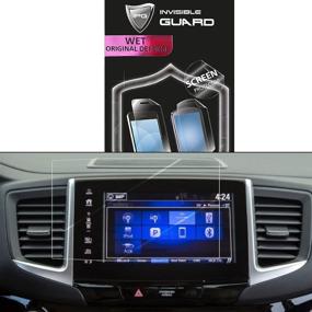 img 4 attached to 📱 IPG Honda Ridgeline Навигация 2017-18 Защитная пленка для сенсорного экрана радио с экраном высокой четкости Ultra HD Clear Film - защита от царапин - гладкая, самовосстанавливающаяся, без пузырей.